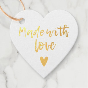 Made with Love Bedankjes Labels