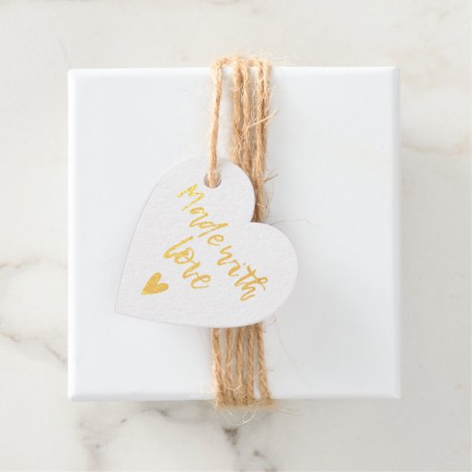 Made with Love Bedankjes Labels (Met doos)