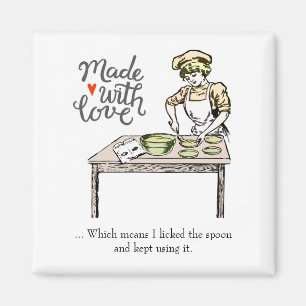 Made with Love betekent dat ik de Spoon heb gevrij Magneet