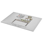 Made with Love betekent dat ik de Spoon heb gevrij Snijplank (Hoek)