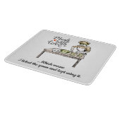 Made with Love betekent dat ik de Spoon heb gevrij Snijplank (Hoek)