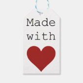 Made with Love Cadeaulabel (Voorkant)