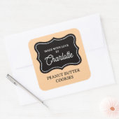 Made with love elegant baked good label stickers (Enveloppe)