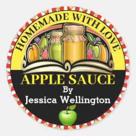 Made with Love Food Sticker