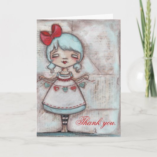 Made with Love - Hartelijk dank Bedankkaart (Voorkant)