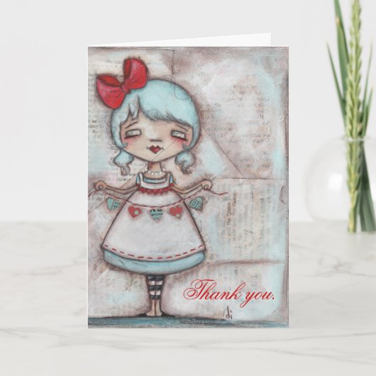 Made with Love - Hartelijk dank Bedankkaart (Voorkant)