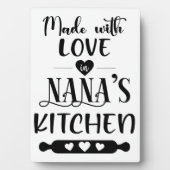 Made with Love in Nana's Kitchen Fotoplaat (voorkant)