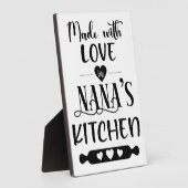 Made with Love in Nana's Kitchen Fotoplaat (Zijkant)