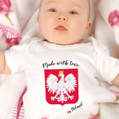 Made with Love in Poland/Poolse vlag Romper