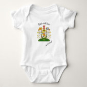 Made with Love in Scotland / Scottish flag Romper (Voorkant)