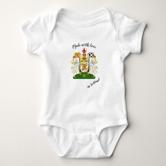 Made with Love in Scotland / Scottish flag Romper (Voorkant)