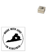 Made with Love in Virginia, Small Business, Rubberstempel (Gestempeld)