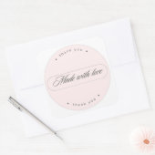 Made With Love Minimalist Thank You Sticker (Envelop)