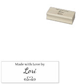 Made With Love  Rubberstempel (Gestempeld)