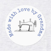Made with Love van Grandma  Iron-On Labels (Design 1)