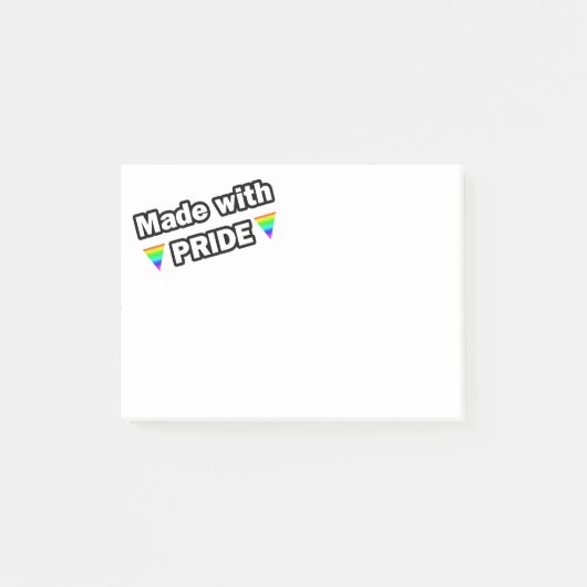 Made with Pride Post-it® Notes (Voorkant)