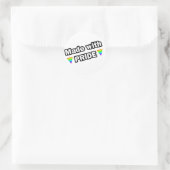Made with Pride Ronde Sticker (Tas)
