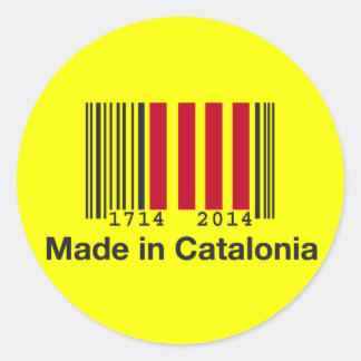 Madeincatalonia2 Ronde Sticker