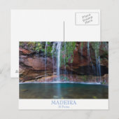 Madeira - 25 Fontes briefkaart met tekst (Voorkant / Achterkant)