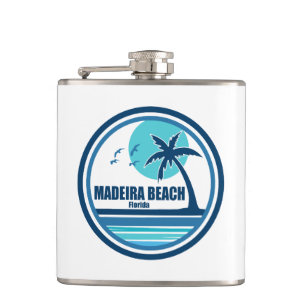 Madeira Beach Florida Palm Tree Vogels Heupfles