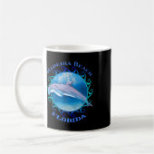 Madeira Beach Florida Vacation Souvenir Dolphin Koffiemok (Links)
