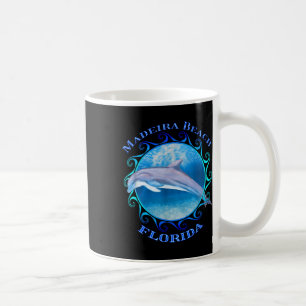 Madeira Beach Florida Vacation Souvenir Dolphin Koffiemok