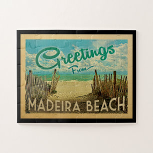 Madeira Beach Vintage Travel Legpuzzel