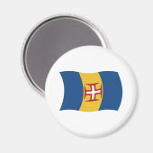 Madeira Flag Magnet Magneet (Voorkant / Achterkant)