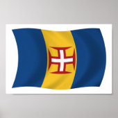 Madeira Flag Poster Print (Voorkant)