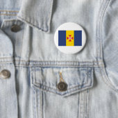 Madeira Flag Ronde Button 5,7 Cm (In situ)