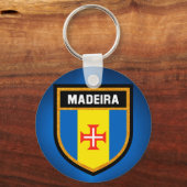 Madeira Flag Sleutelhanger (Voorkant)