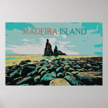 Madeira Island ribeira da Janela strand, Portugal