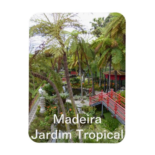 Madeira - Jardim Tropical Magneet (Verticaal)