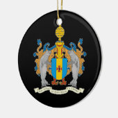 Madeira kerstversiering keramisch ornament (Links)