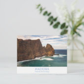 Madeira - Ponta de Sao Lourenco briefkaart met tek (Staand voorkant)