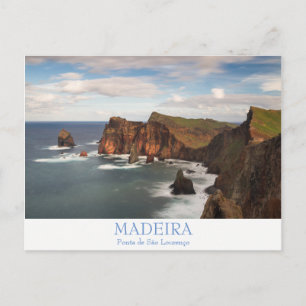 Madeira - Ponta de Sao Lourenco briefkaart met tek