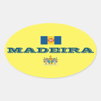 madeira (portugal) europese ovale stijl Sticker