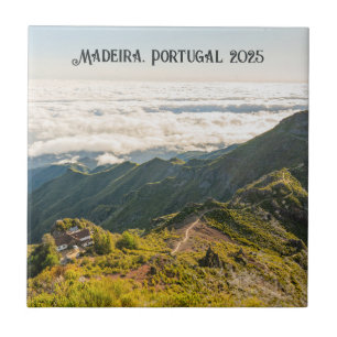 Madeira Portugal Gepersonaliseerd Reisgeheugen Tegeltje
