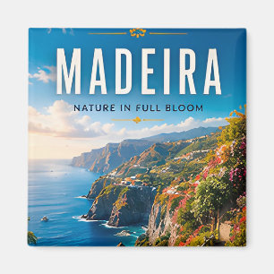 🌸 Madeira Portugal Kustklif Huisdecoratie 🌊 Magneet