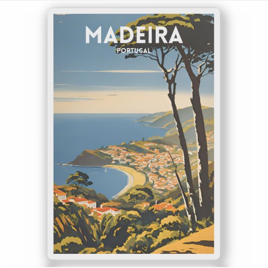 Madeira Portugal Sticker (Voorkant)