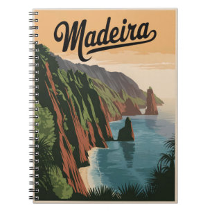 Madeira Portugal Vintage Notitieboek
