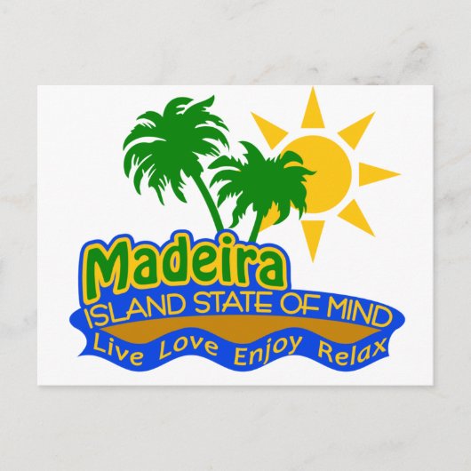 Madeira State of Mind briefkaart (Voorkant)