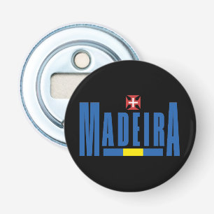 Madeira Tekst- en vlagkleuren Button Flesopener