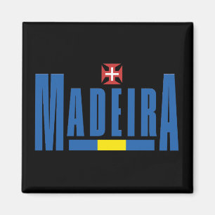 Madeira Tekst- en vlagkleuren Magneet