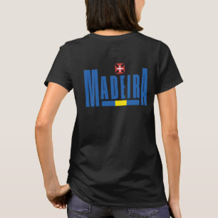 Madeira Tekst- en vlagkleuren T-shirt