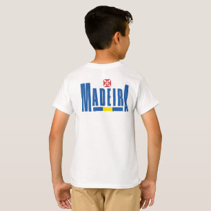 Madeira Tekst- en vlagkleuren T-shirt