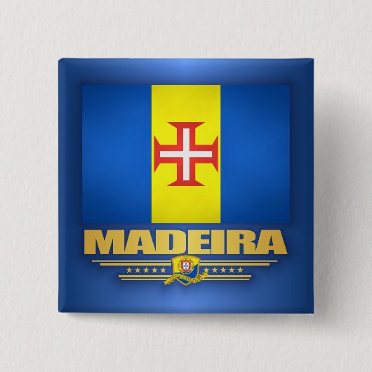 Madeira Vierkante Button 5,1 Cm (Voorkant)