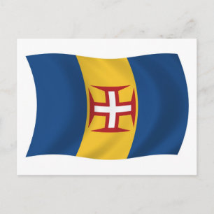 Madeira Vlag Ansichtkaart Briefkaart