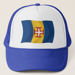 Madeira Vlag Hoed Trucker Pet