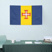 Madeira vlag Portugal symbool kruis Spandoek (Beurs)